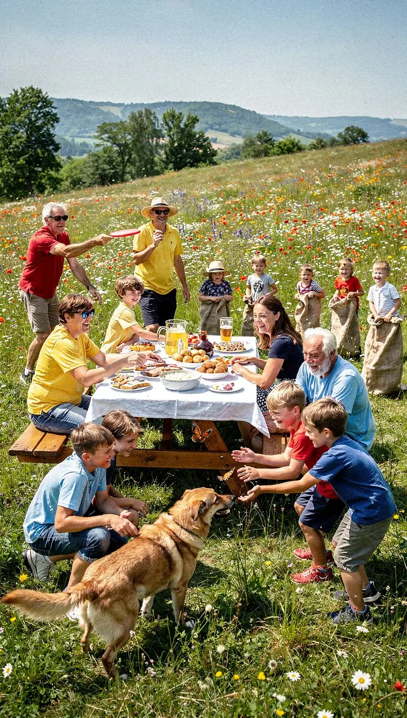 Nature recreation center with picnic and rental areas